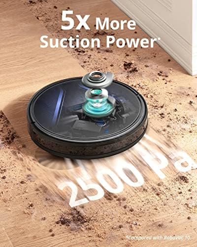 eufy by Anker, RoboVac G20, Robot Vacuum, Dynamic Navigation, 2500 Pa Strong Suction, Ultra-Slim, App, Voice Control, Compatible with Alexa, Ideal for Hard Floors and Pet Hair
