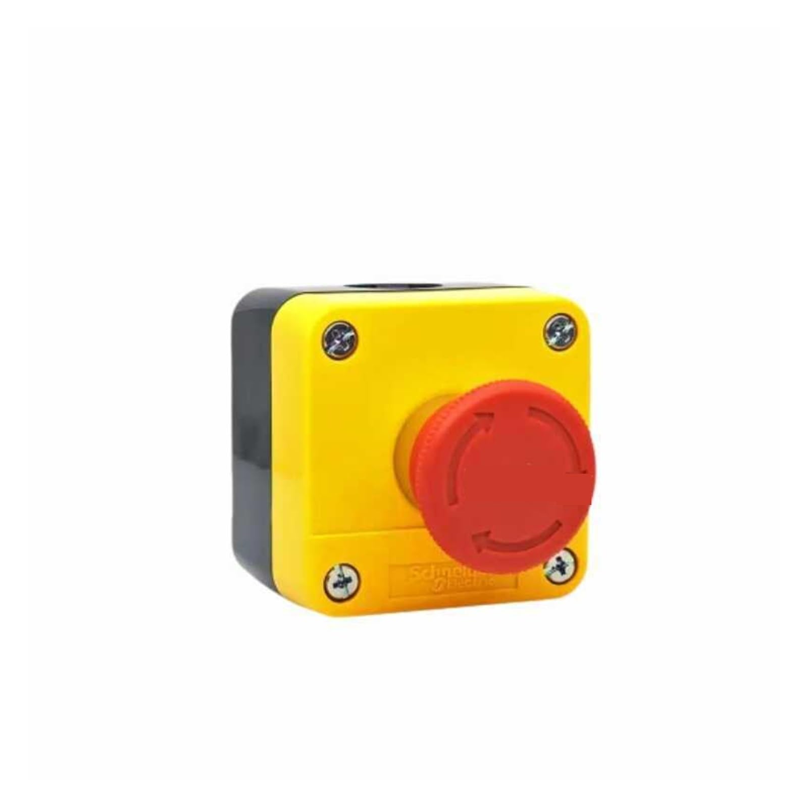 Botón pulsador de Parada de Emergencia, Caja de botón de Parada de Emergencia XALJ01C/XALB01YC, Resistente al Agua, con 1 NC y reinicio rotatorio, IP65(XALJ01C)