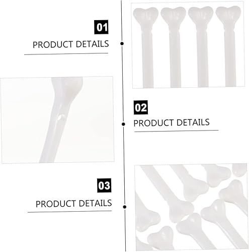 Miniatura 8 de BESTOYARD 144 Pcs Halloween Plastic Bones Halloween Decorations Bone Ornament Halloween Adornment Halloween Bone Decoration Prehistoric Bone Props