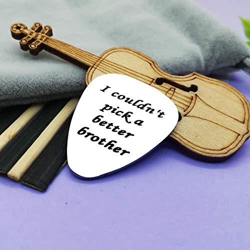 Médiator de guitare en acier inoxydable avec inscription « I Couldn’t Pick A Better Brother » - Les Beatles, Paul McCartney, John Lennon, RIngo Starr, George Harrison Médiator de guitare en acier inoxydable avec inscription « I Couldn't Pick A Better Brother » – Image 4