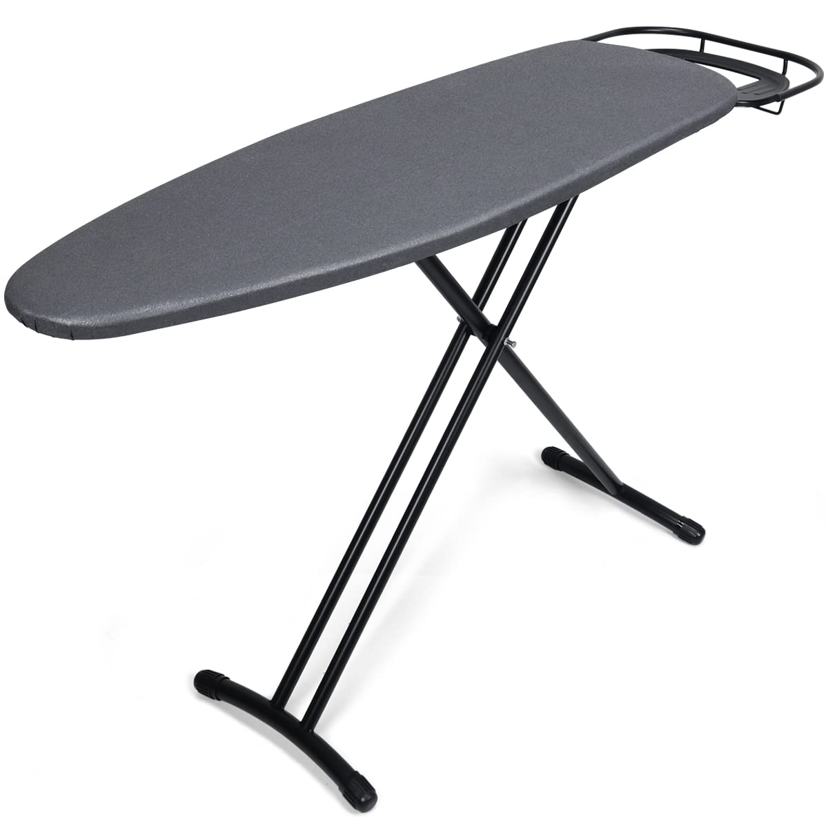 Sponsored Ad – Duwee Heavy-Duty Ironing Board with Retractable Iron Tray - Extra Wide 14"x43" Steel Mesh Surface, Heat-resistant Metallic Cover with Thick Felt Padding, Adjustable Height & Foldable Legs