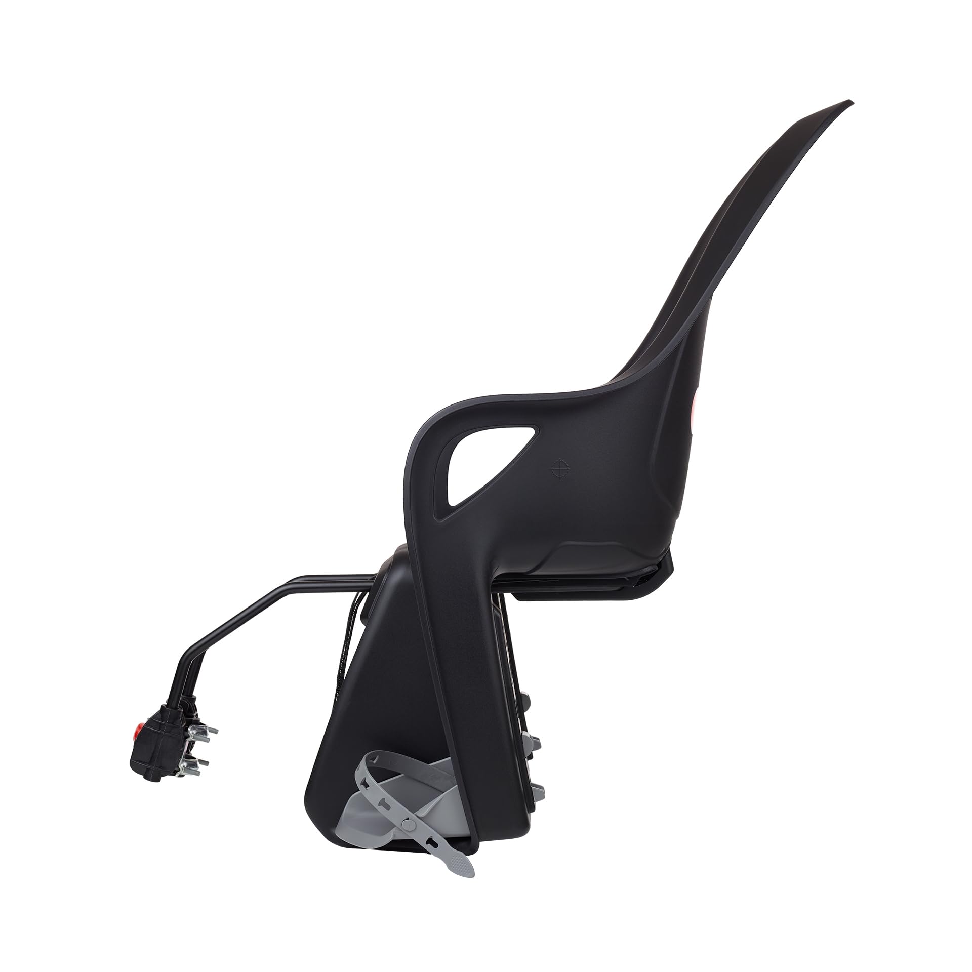POLISPORT 8408100002 - Silla Trasera KOARI para Bicicleta con Ruedas de 26'' a 29'' Apta para niños con Peso máximo de 22kg con Anclaje en el Cuadro en Color Negro/Gris
