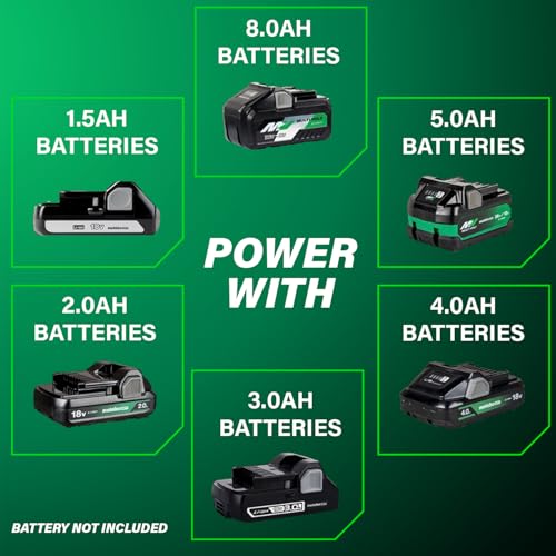 Image of Metabo HPT 18V MultiVolt 7-1 /4 In Cordless Circular Saw, C1807DAQ4 | inchBattery Not Included, High Torque Motor, Lightweight Design, Accepts 36V Batteries, 200 2x4 Cuts per Charge, Tool Body Only inch