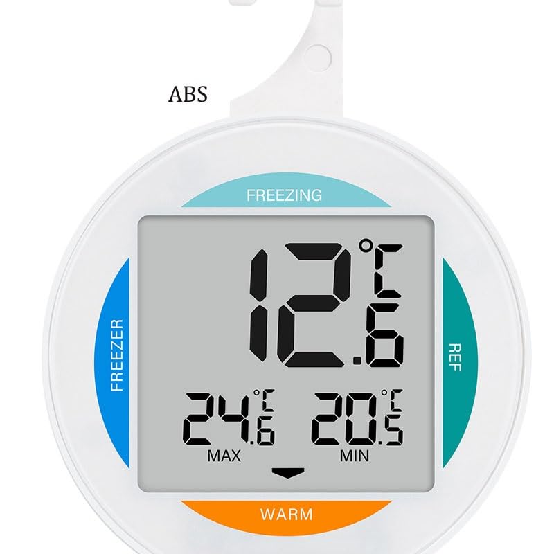 Refrigerator Thermometer with Hook for Home Use Indoor
