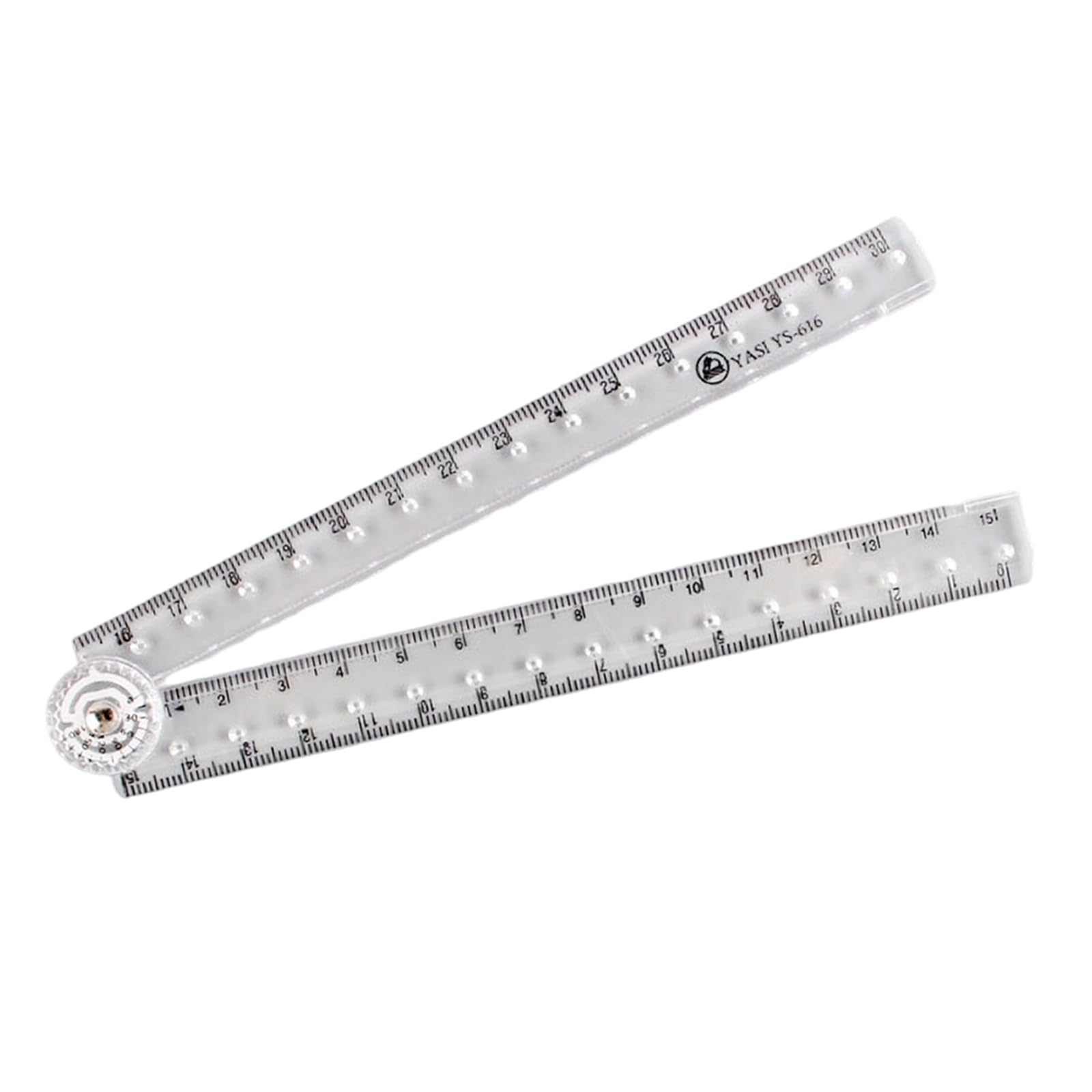 Hsioluted 1 Hand Transportable Clear Pliable Measuring Tool With Incised Indicators Architects Learners Clear Pliable Measuring Scale