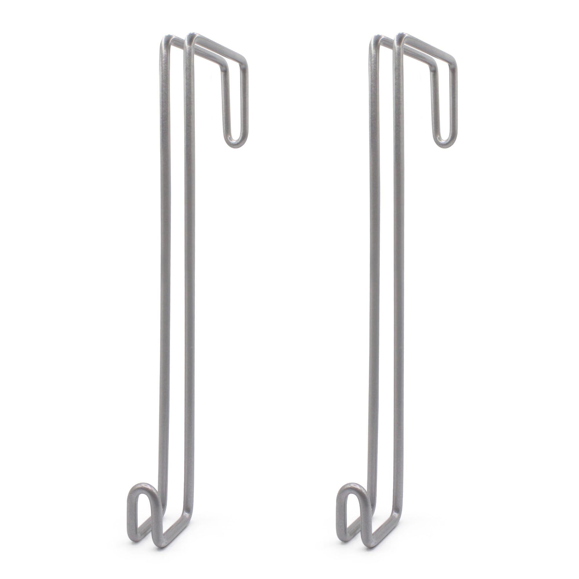 Over The Wall Heavy Duty Concrete Cinder Cement Block Wall Outdoor No Drill Fence Hooks Hangers - Extra Long Large Rafter Ladder Pool Equipment Pole