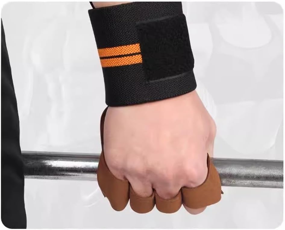 Gymnastics Hand Fitness Weightlifting Dumbbell Protective Gloves for Men and Women(Large)
