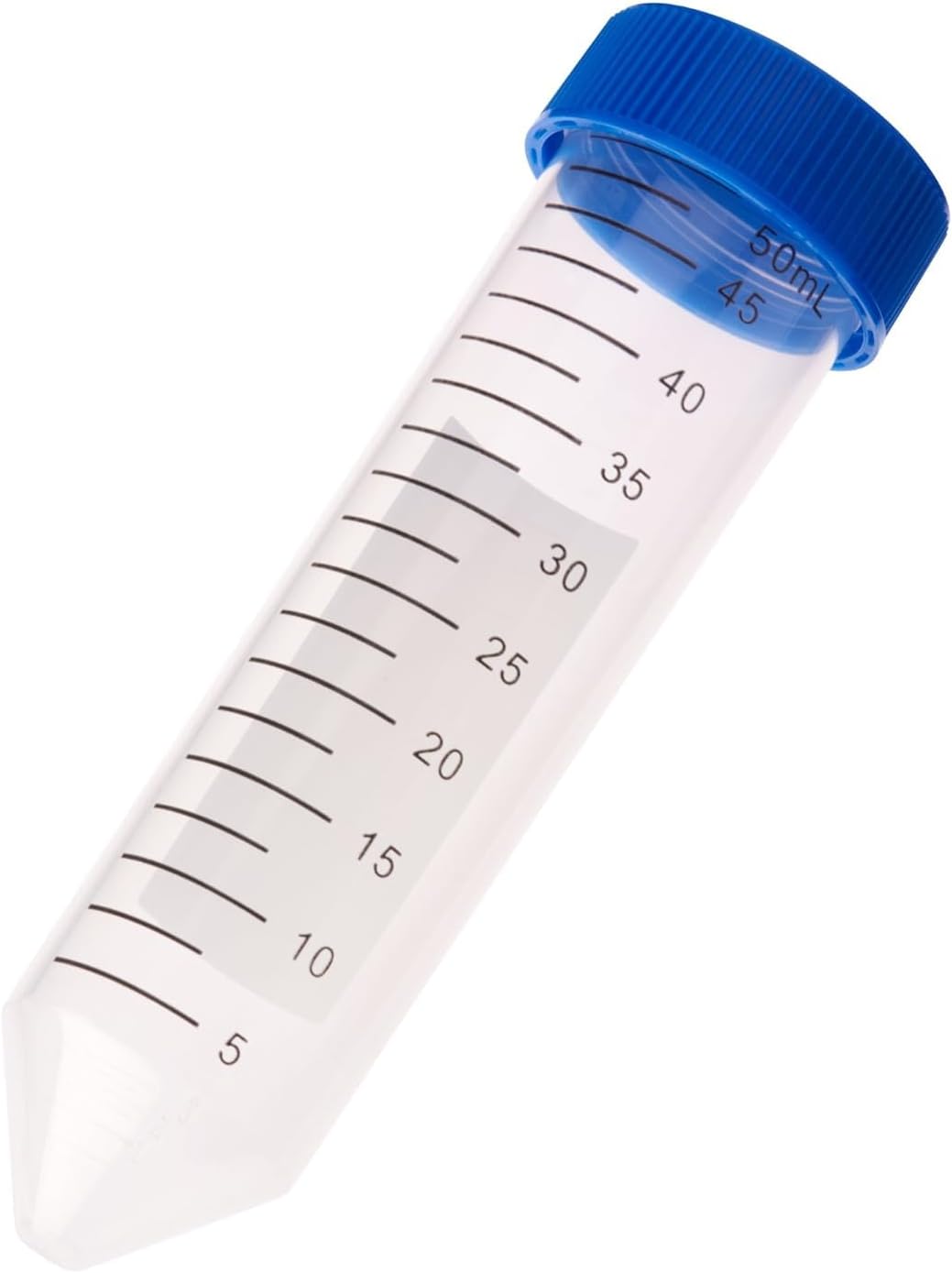 50ml Centrifuge Tubes with Blue Screw Cap Conical Bottom Graduated Polypropylene Lab Vials Pack of 25