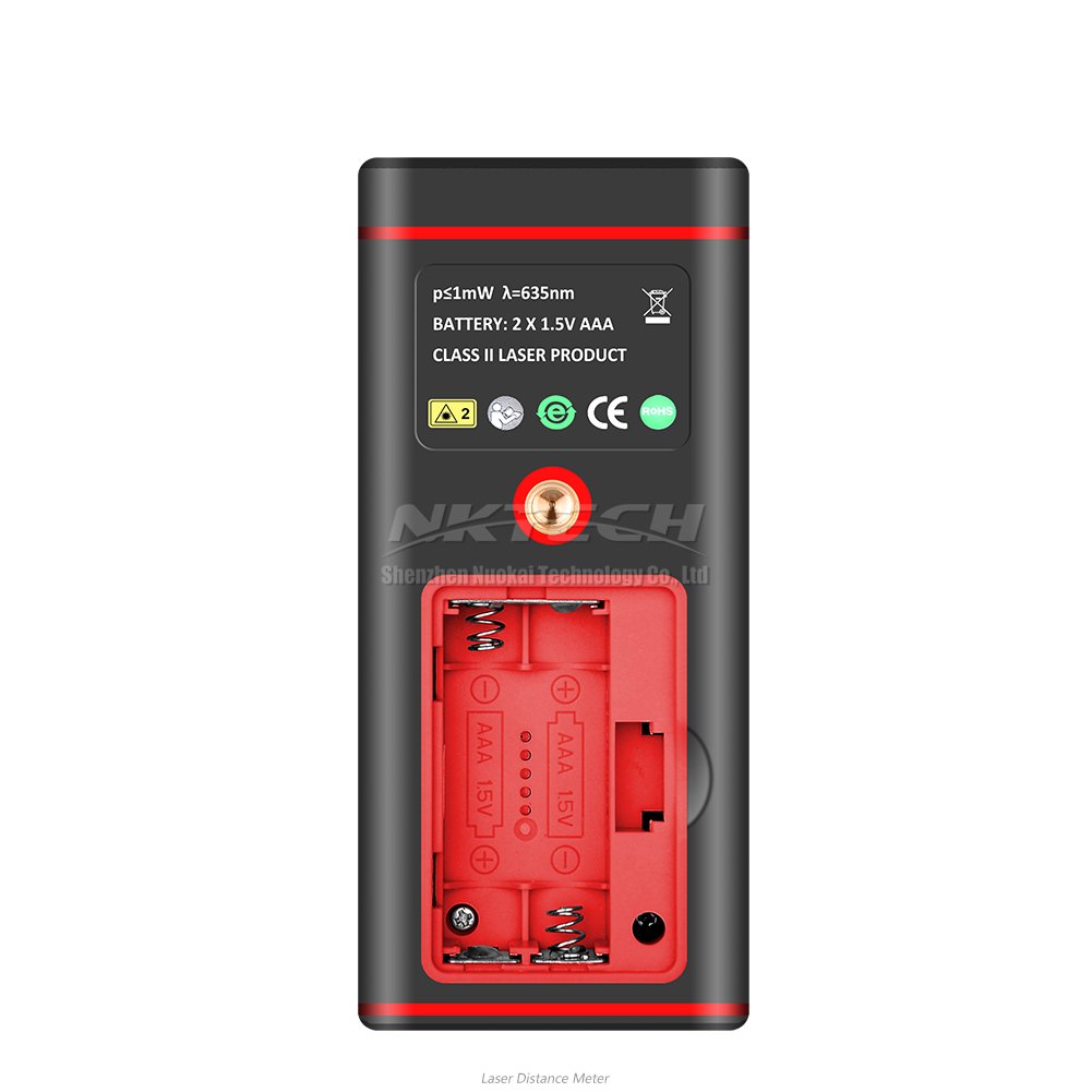 Laser Distance Meter Telemetro Laser 40 m 60 80 100 120 150 m Range Finder Strumenti m/in/ft Lunghezza nastro Area Volume Angolo di Misura 100 Data Air Bubble Level (NK-E60 120 ft)
