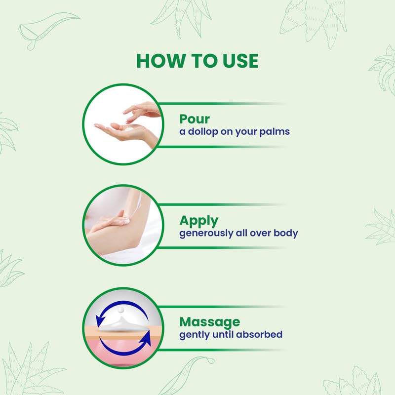 Image of Yuthika Aloevera Nourish Body Lotion 20ml - Hydrating Moisturizer for Men & Women, Non-Irritant & Non-Sticky, 24H Hydration for Oily to Normal Skin (24 Pcs in Jar)