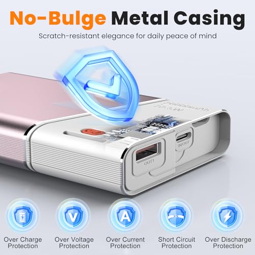 Portable Charger 20000mAh 22 5W PD 3 0 QC 4 0 Super Fast Charging Power Bank Cooler Aerosp - image 5