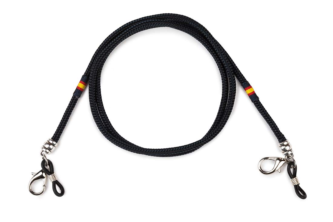 HISPANIA COLORS SINCE MMXI SPAIN Cordones para mascarillas y gafas - individuales o pack de 2 - cordón con la bandera de España