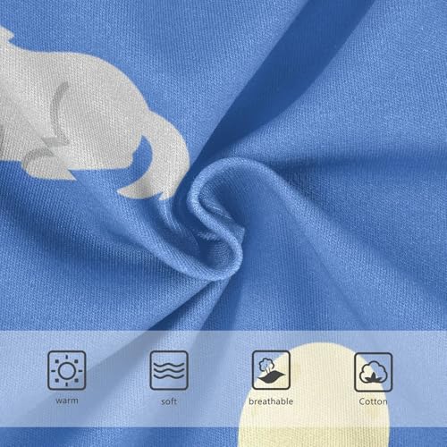 Girls' Underwear Wolf Moon Blue Toddle Brief Panties 23036723