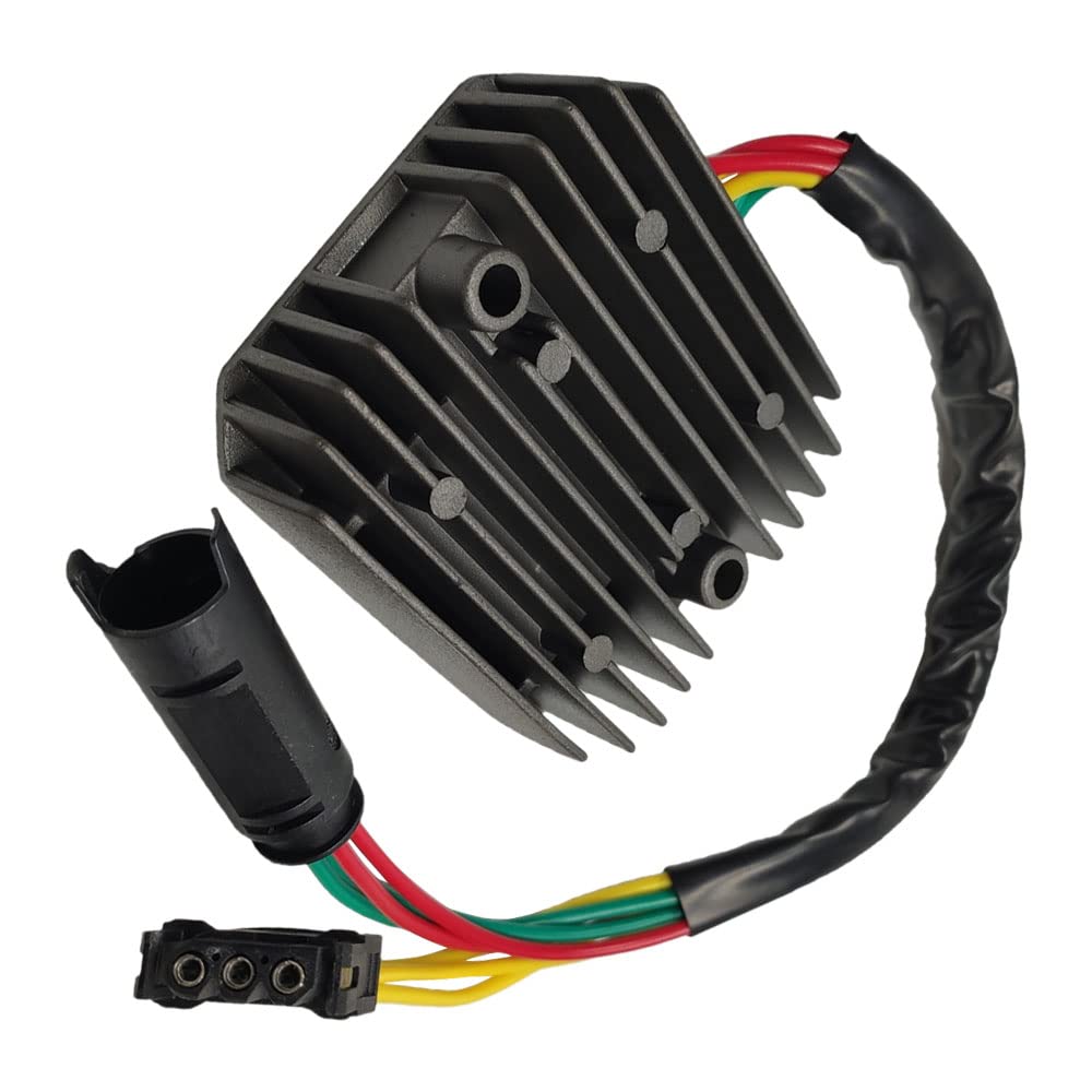 MACHSWON Regulador de voltaje rectificador para motocicleta, 61312346550/61317707943, Compatible con B/M*W F650CS F700GS F800GS F800R G650GS G650X K15, Cable largo