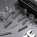 uxcell 30Pcs Compression Spring, 13mm OD, 1.2mm Wire Size, 15mm Free Length, Spring Steel Construction Extended Mechanical Compression Springs for Shop and Home Repairs, Black