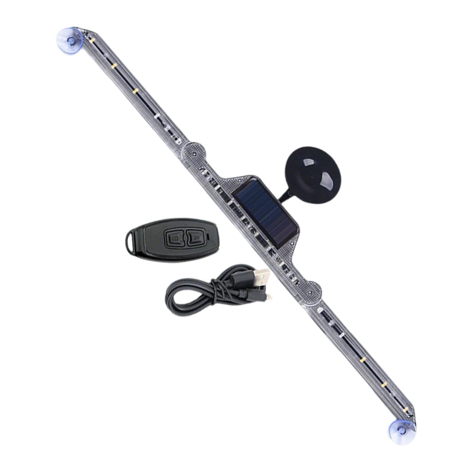 Luces estroboscópicas con base giratoria y lámpara LED triangular para coche 8