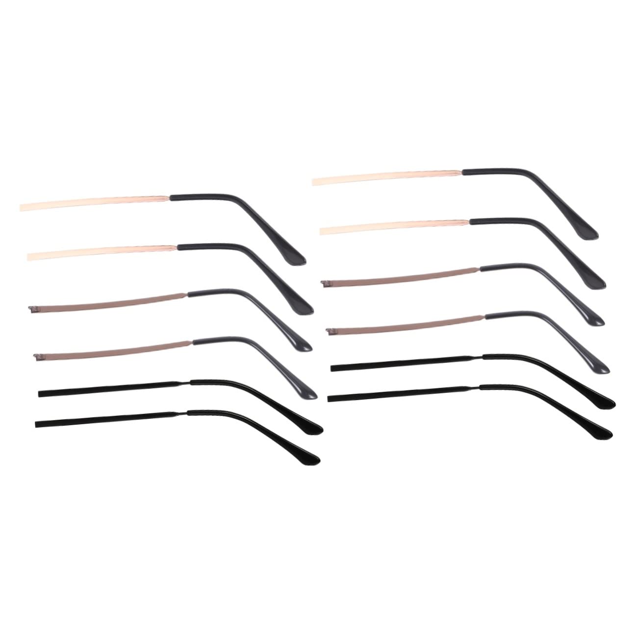 Baluue 6paare Brillenbügel Metall Für Sonnenbrillen Und Lesebrillen Austauschbare Brillenarme