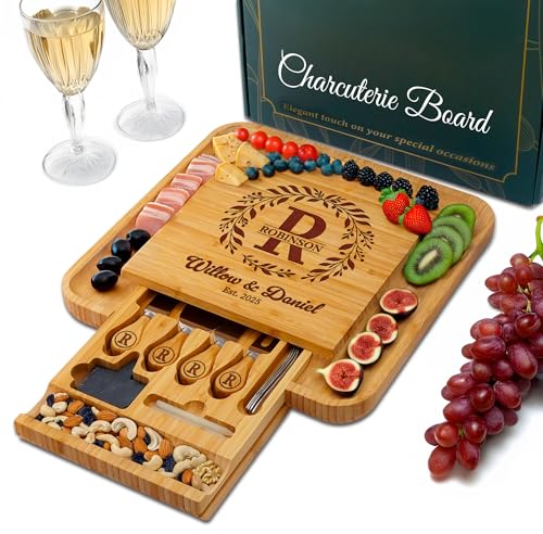 Monogrammed Cheese Board