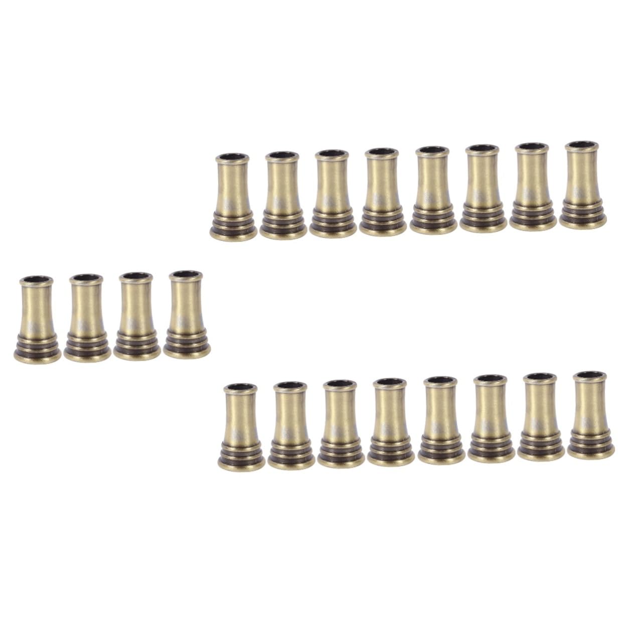 20 Pz portapenne rotondo in metallo portapenne da scrivania accessori da scrivania portapenne scrivania decorazione scrivania portapenne domestico base singola per penna in rame