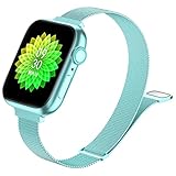 FENGLIN Silikon armband Kompatibel mit Apple Watch Armband 42 mm 44 mm,Ersatz aus atmungsaktivem...