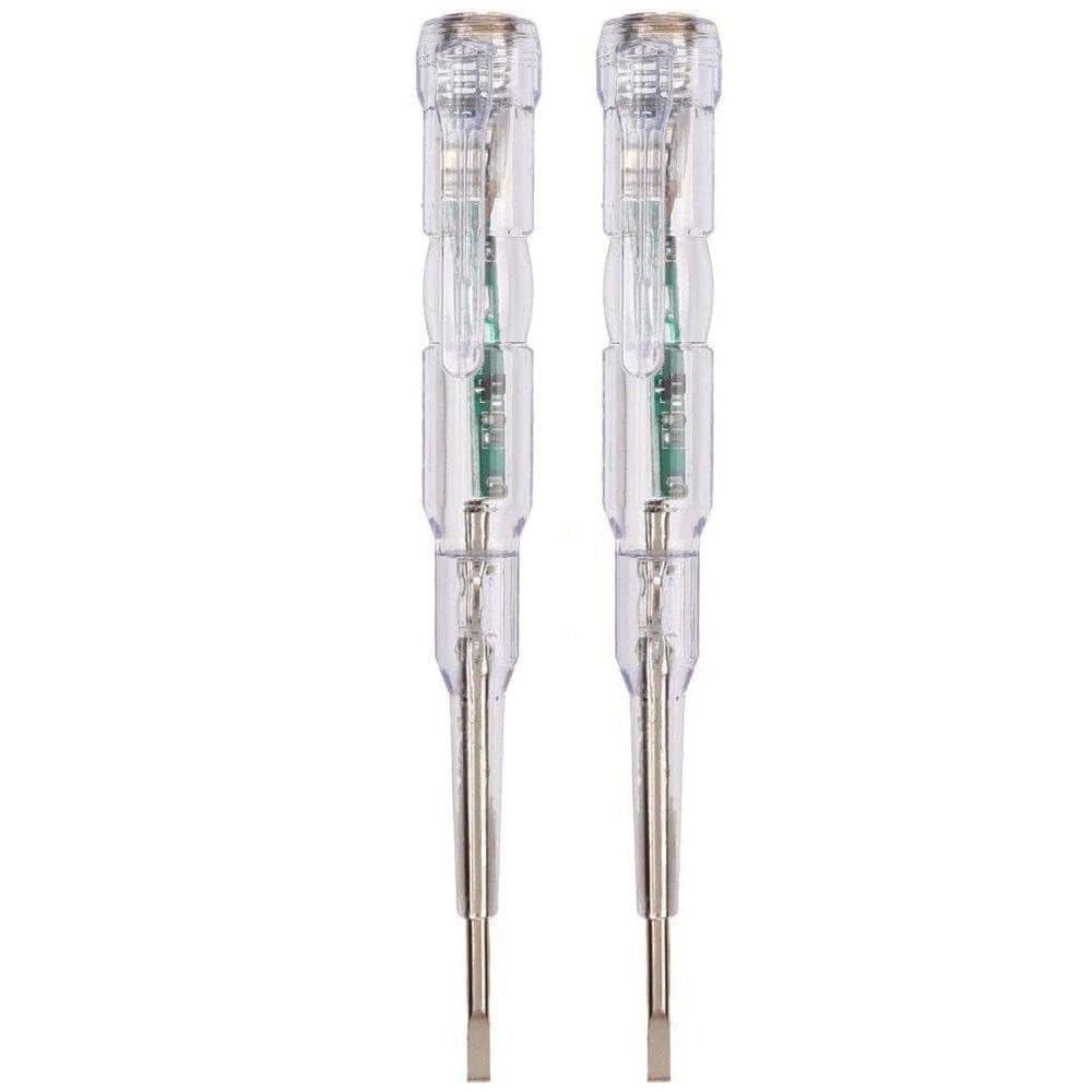 GILHOT® High-Brightness Intelligent Voltage Tester Pen - Multi-Function LED Test Pen with Screwdriver For Electric Power Testing, Voltage Tester Detector (Pack of 2)