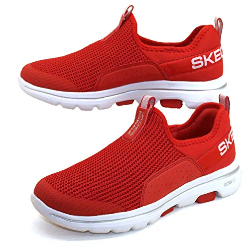 Skechers Go Walk 5 Sovereig Sapatilha Feminino, 37, Vermelho