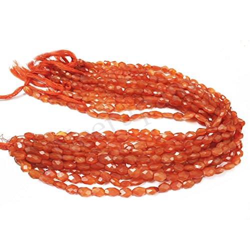 Cornaline orange naturelle en pépites irrégulières à facettes Neerupam Collection pour bijoux DIY