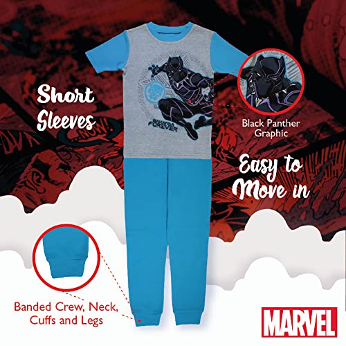 Image of Marvel Boys' 2-piece Snug-fit Cotton Matching Holiday Pajama Set, Soft & Cute for Kids