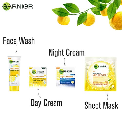 Garnier Skin Naturals Light Fairness Face Wash - Pure Lemon Essence - 50ml - Image 6