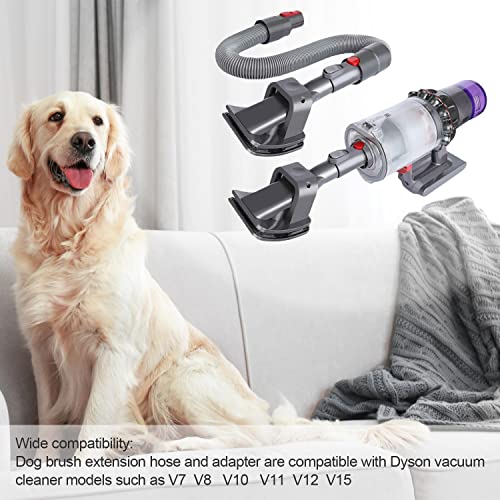 Hundebürste Staubsauger Aufsatz 3 Stück, Hundebürsten Tierhaarbürste für Dyson Pet Grooming Kit Vacuum, Tierhaarbürste für Dyson Aufsatz