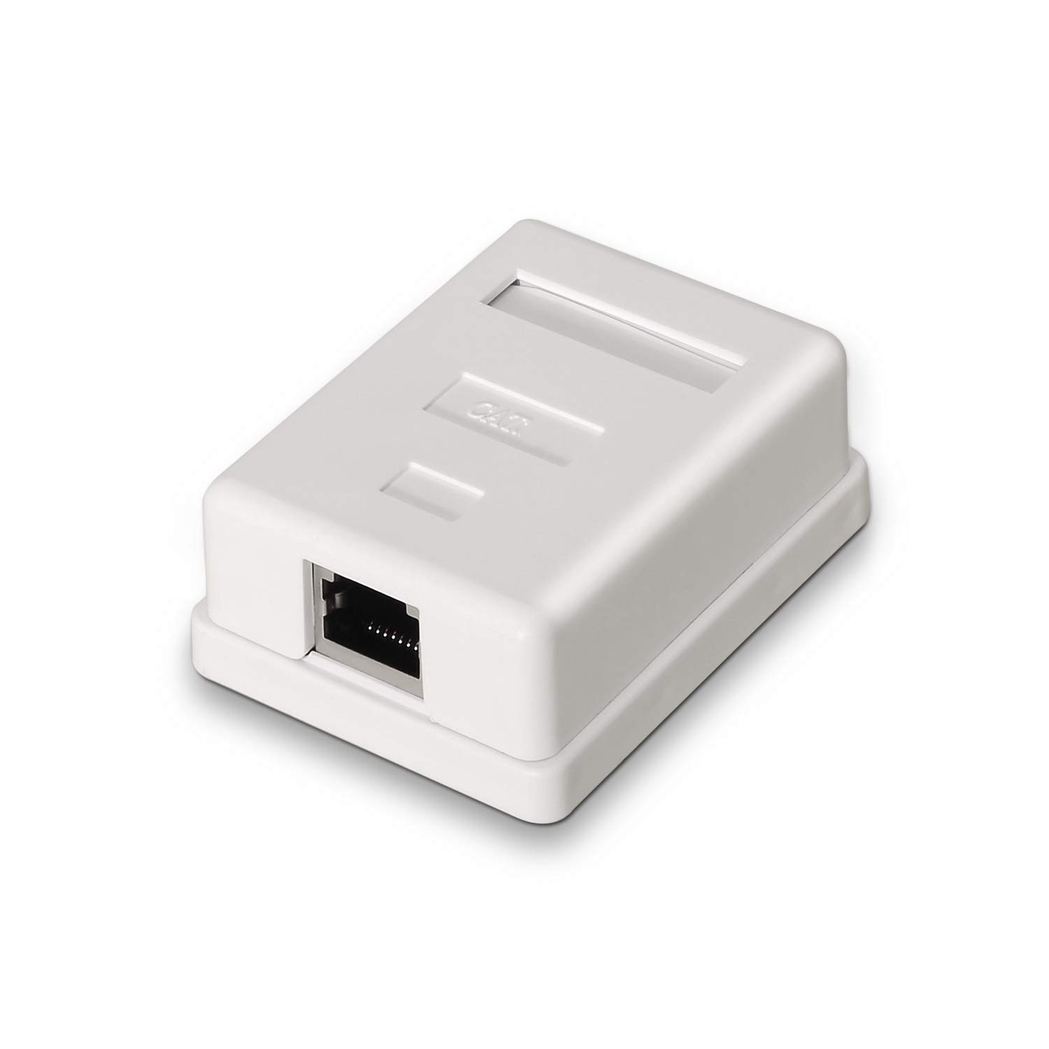 AISENS A139-0303 - Surface Rosette RJ45 FTP with 1 Socket, White
