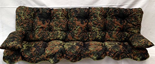 Preisvergleich Produktbild Polsterauflage, nato-oliv Hollywoodschaukel, Auflage, Hollywood, Sitzauflage, Gartenschaukelauflage