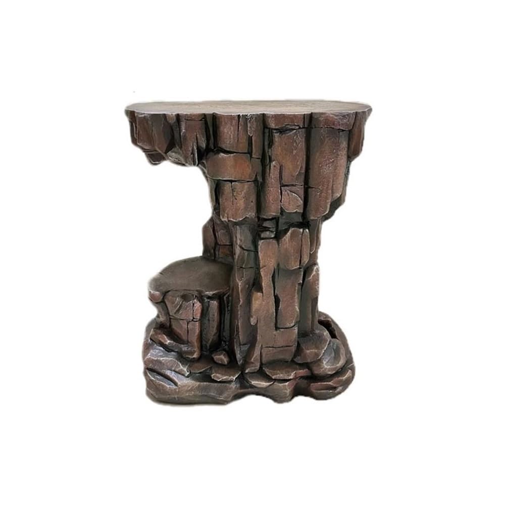 S5b8W3g7 Pedestal Imitate Rocks Display Base Plant Stand Decor