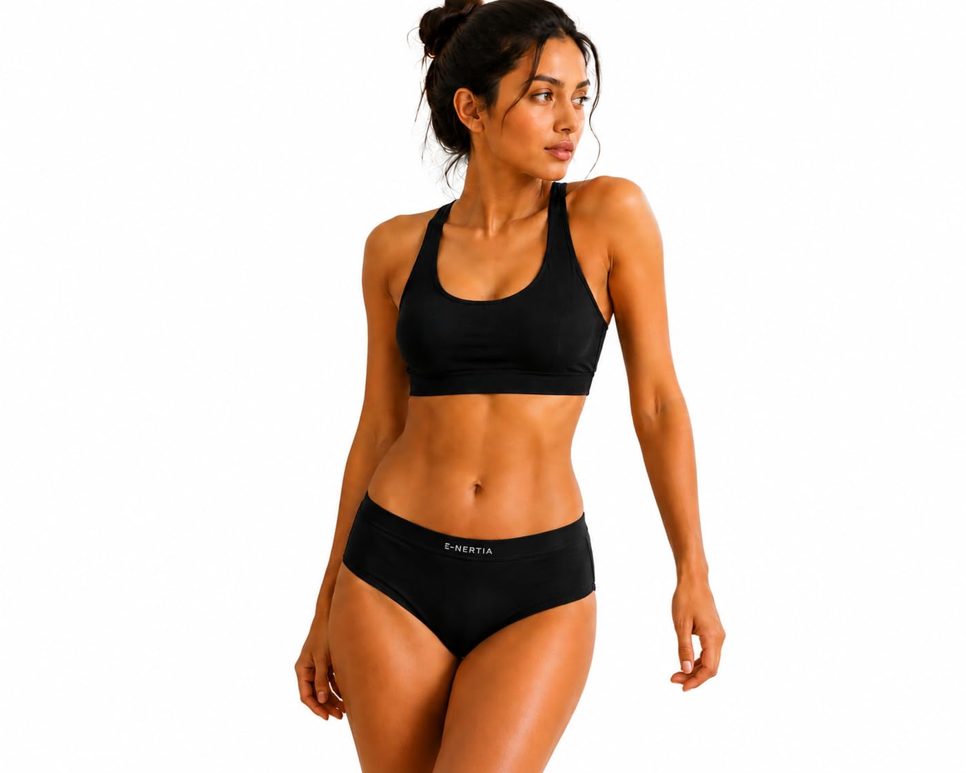 e-nertia Women Bamboo Hipster Panties | Premium Glide Brief Underwear| Ultra Soft, Breathable & Moisture-Wicking | Noir | Pack of 1-picture-51