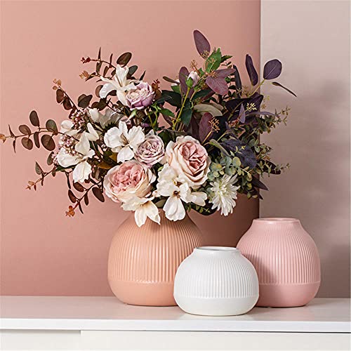 Vaas, bloempotten, home decor vazen, moderne kunst vaas, woonkamer kantoor Desktop plant container bloem voor vrienden en familie, Kerstmis - Afbeelding 4