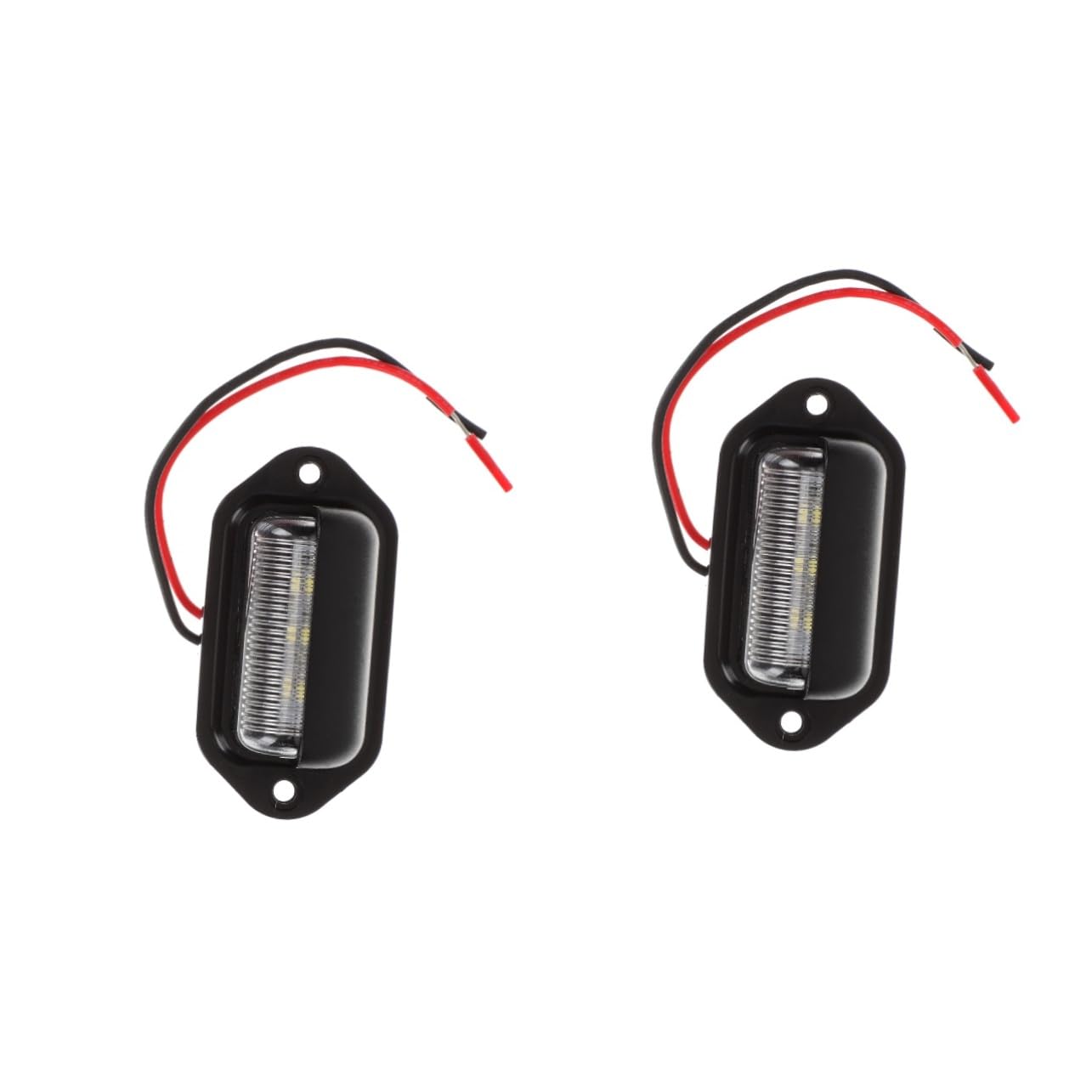 GLEAVI 2pezzi Luce Targa Led Lampadina Per Rimorchi e Camion Illumina Targa Sicurezza Installazione Facile Alta Luminosità e Bassa Consumo Energetico