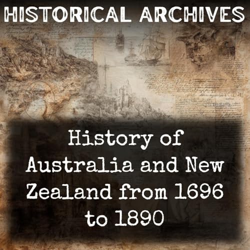 『History of Australia and New Zealand from 1696 to 1890』のカバーアート