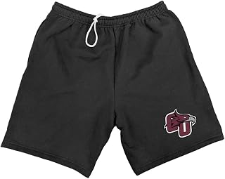 Official Collegiate Mens Apparel Sweat Shorts Primary Logo Black Collection