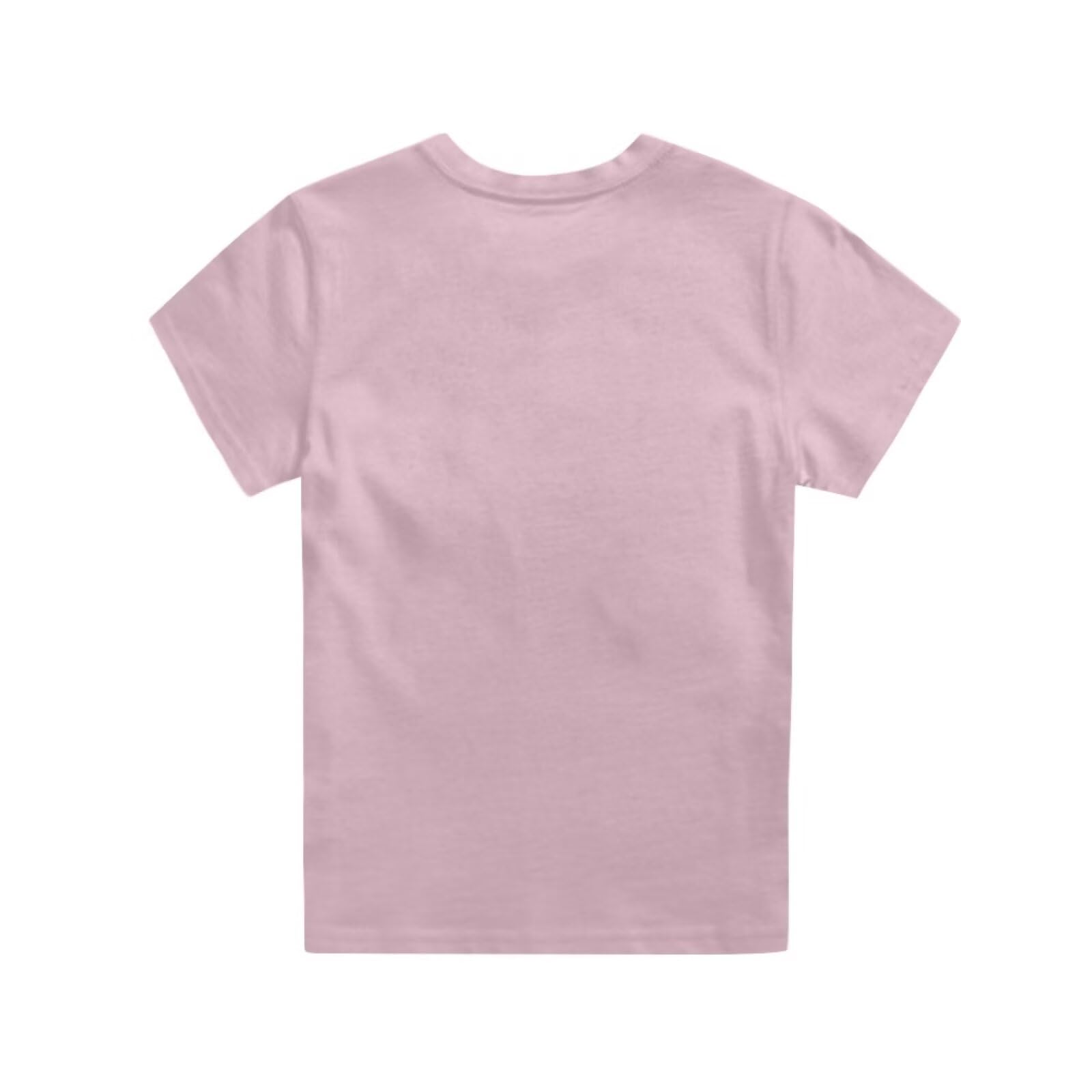 Biyejit Pink Cute Axolotl Girls T-Shirts Short Sleeve Crewneck Kids Tee Shirt Summer Active Tops Clothes Size 3-16 Years