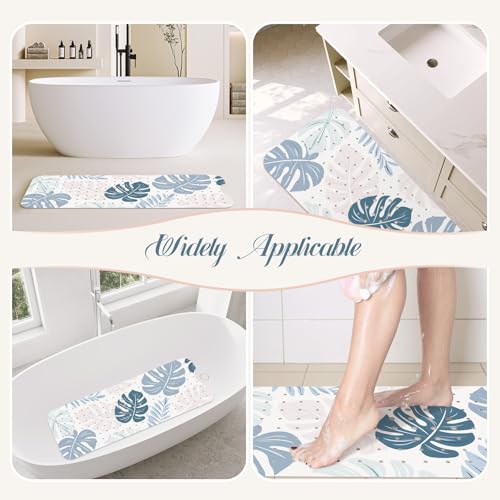 Tapis de douche bohème vert sauge pour une salle de bain zen et sécurisée - 8