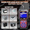 BT60 Pro Acclope Car Battery Tester with Cloud Printing 100-3000 CCA 6V 12V 24V AGM Lithium Gel Battery Checker Automotive Alternator Digital Analyzer Charging Cranking System Vehicles Truck Home-use #2