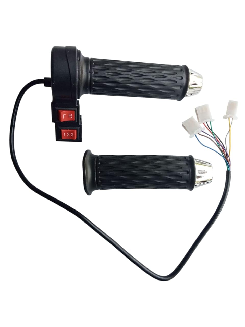 E-Trendo Throttle For 24V 36V 48V 60V 72V Compatible With Electric Scooty/Scooter E-Bike, E-Cycles, E-Rickshaw, E-Cart | Three Speed Mode And Forward Reverse Button-picture-18