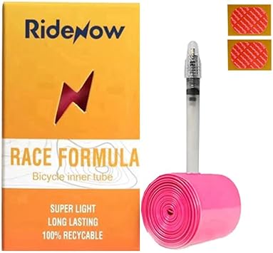 RideNow 1/2/4 Pack Ultralight Bike Inner Tube 700 x 18-32 / MTB27.5/29 inch x 1.9-2.5 TPU Inner Tubes with 45/65/85mm Length French Valve Super Bike Light Tube