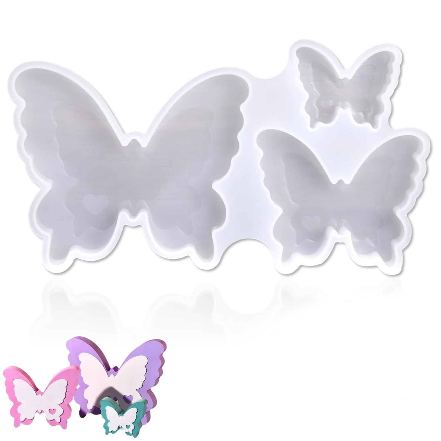 Stampo in silicone a farfalla, stampo in silicone primavera di