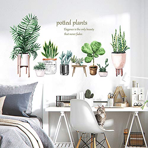Vinilos Decorativos de Plantas Tropic. 2 Hojas 106x57 cm miniatura 7