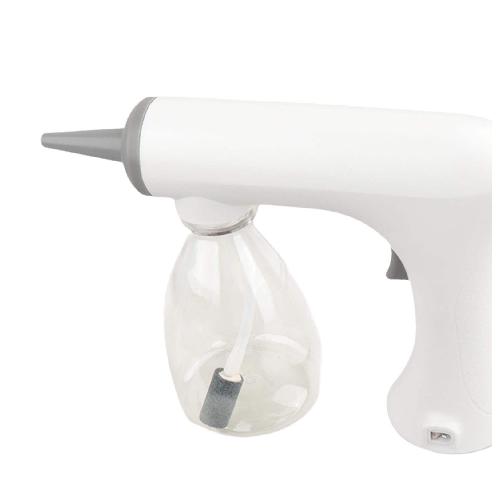 Haarstyling Schaummaschine Schaumerzeuger Perming Schaumspender USB Ladung Elektrisches Styling Werkzeug Komfortable Schnelle Schaumerzeugung für, Weiß 300ml