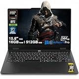 Lenovo LOQ Gaming AI Laptop 15.6" FHD IPS 144Hz (100% sRGB FreeSync) AMD 8-core Ryzen 7 170 16GB RAM 512GB SSD GeForce RTX 5050 GDDR7 (440 AI Tops) Backlit Nahimic Privacy Camera Win11Pro ICP Acc
