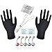 PiercingJ 15pcs 14G Navel Belly Button Piercing Kit 14 Gauge Piercing Needles with Belly Button Rings
