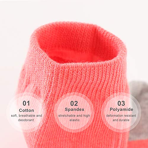 Kids Boys Girls Cotton Athletic Crew Socks4