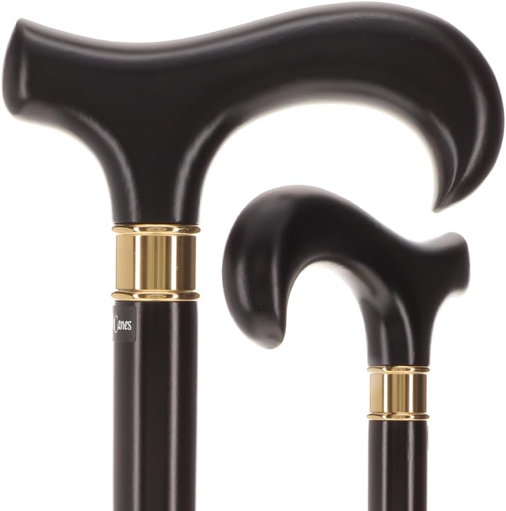 Extra Strong Derby Walking Canes – Heavy-Duty Canes with Elegant Handles, Extra-Long Shafts & Premium Wood Designs – Supports Up to 500 lbs for Tall Men and Women
